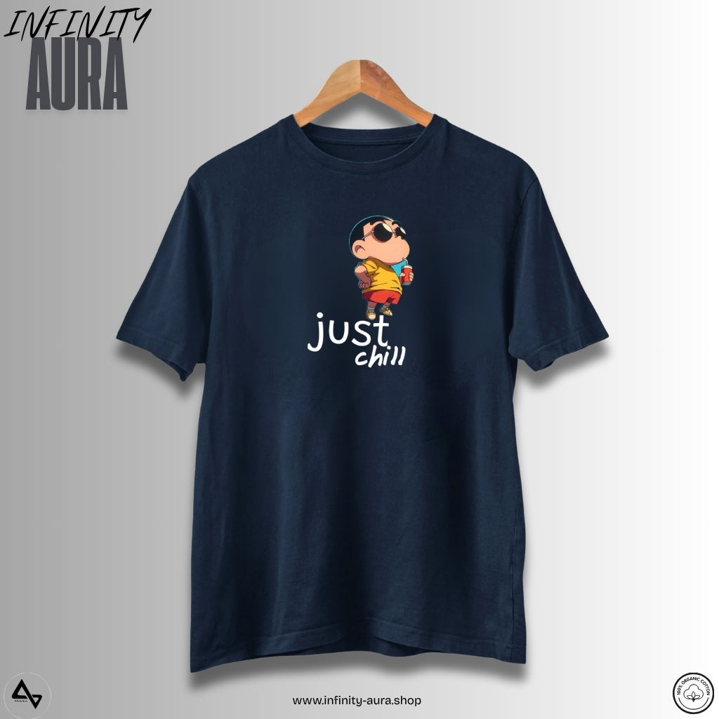 Just Chill– Unisex Half Sleeve Graphic Tee