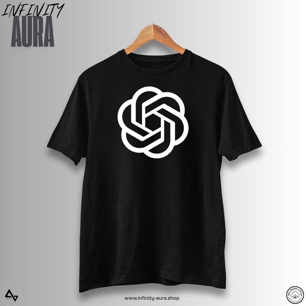 Chatgpt–Unisex Half Sleeve T-Shirt for Programmers & Developers | Infinity Aura