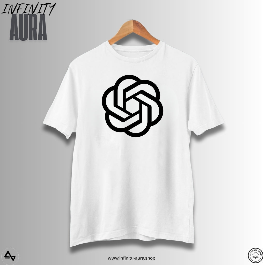 Chatgpt–Unisex Half Sleeve T-Shirt for Programmers & Developers | Infinity Aura