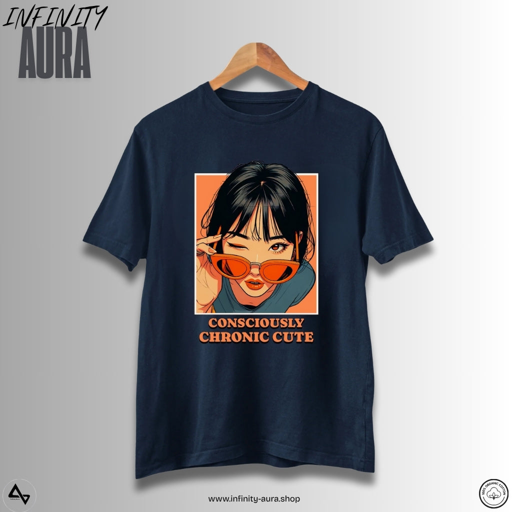 Consciously Cute – Unisex Half Sleeve Graphic Tee