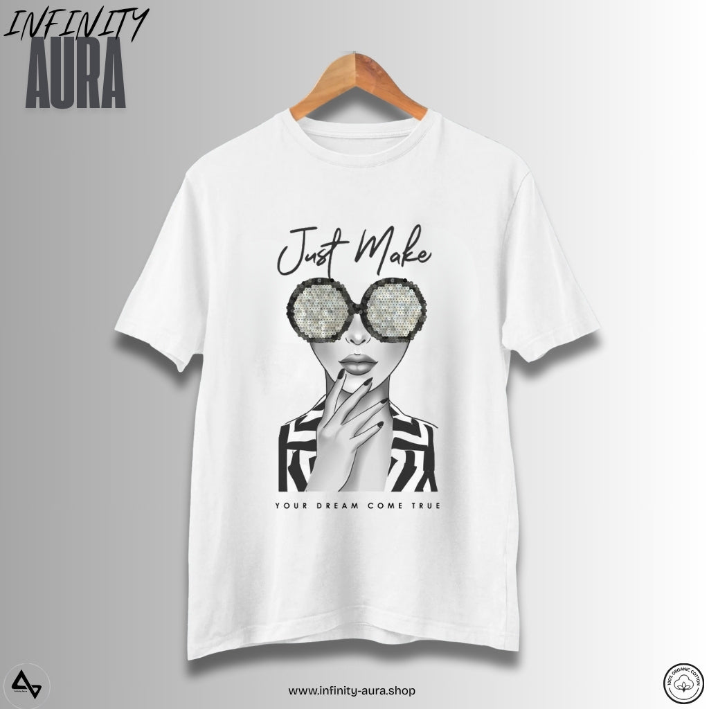 Just Make – Unisex Half Sleeve Graphic Tee