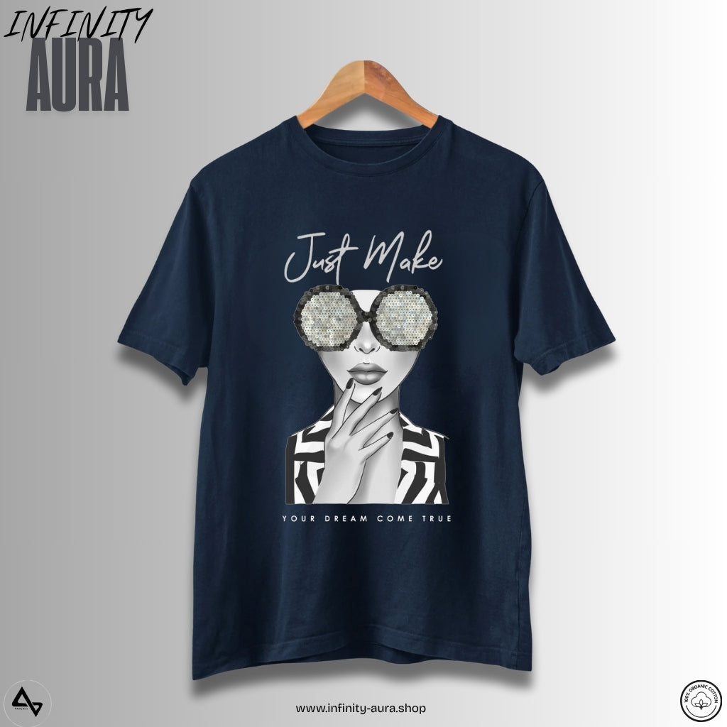 Just Make – Unisex Half Sleeve Graphic Tee