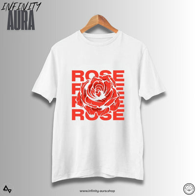 Red Rose – Unisex Half Sleeve Graphic Tee