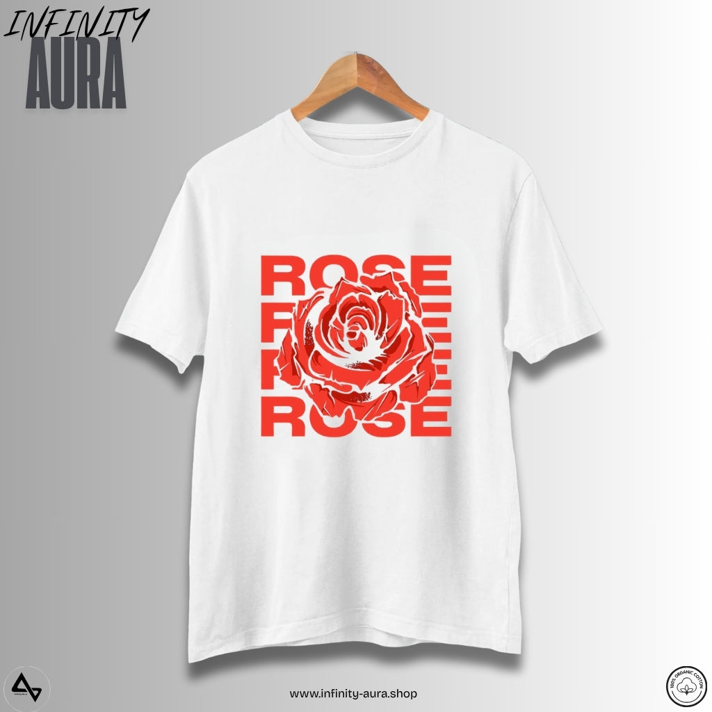 Red Rose – Unisex Half Sleeve Graphic Tee