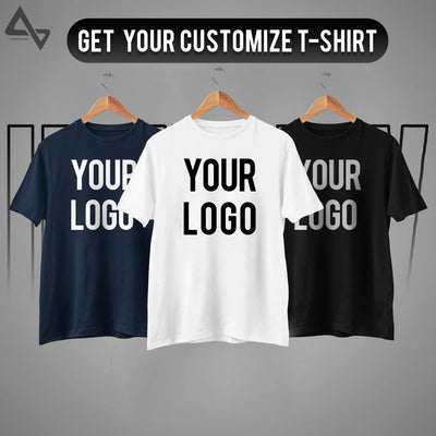 Custom Logo–Unisex Half Sleeve T-Shirt