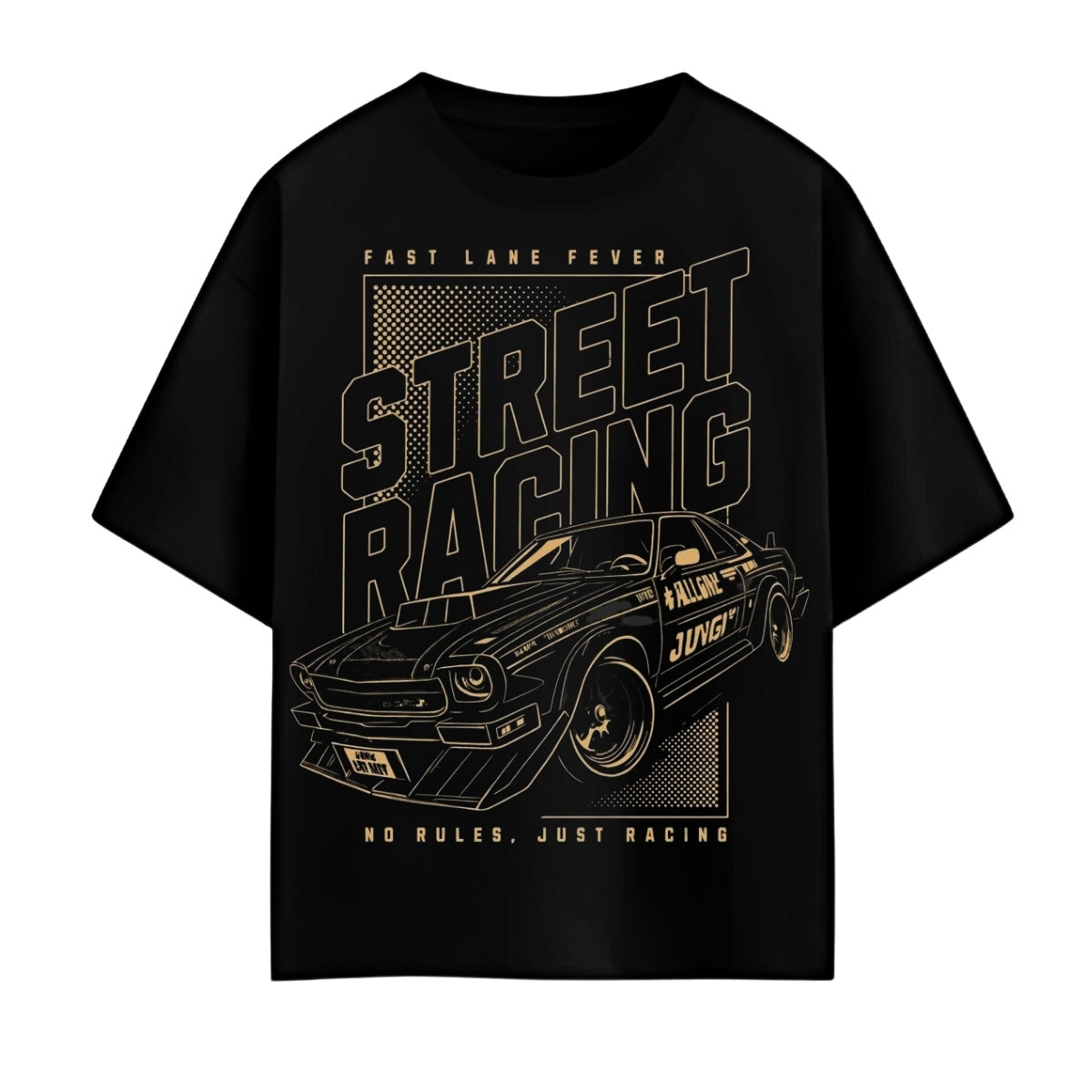 Racing Limits - Unisex Oversized Graphic Tee