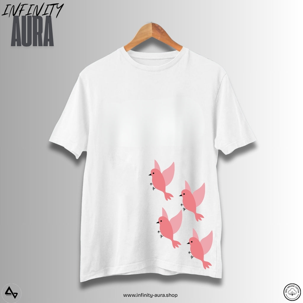 Fly Free – Unisex Half Sleeve Graphic Tee