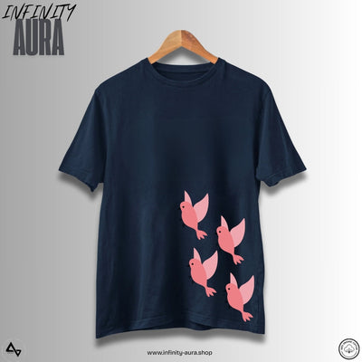 Fly Free – Unisex Half Sleeve Graphic Tee
