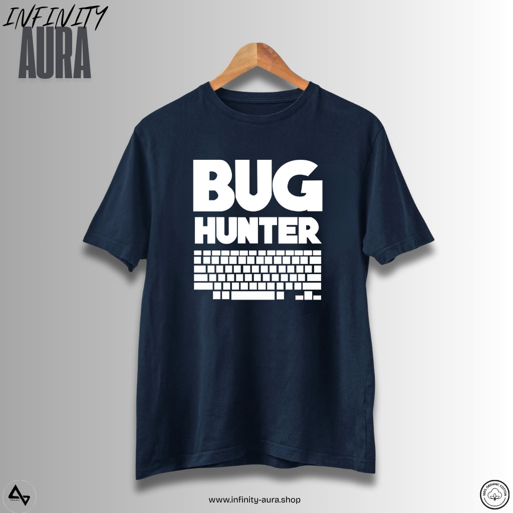 Bug Hunter–Unisex Programmers T-Shirt for Developers, Testers & Coders