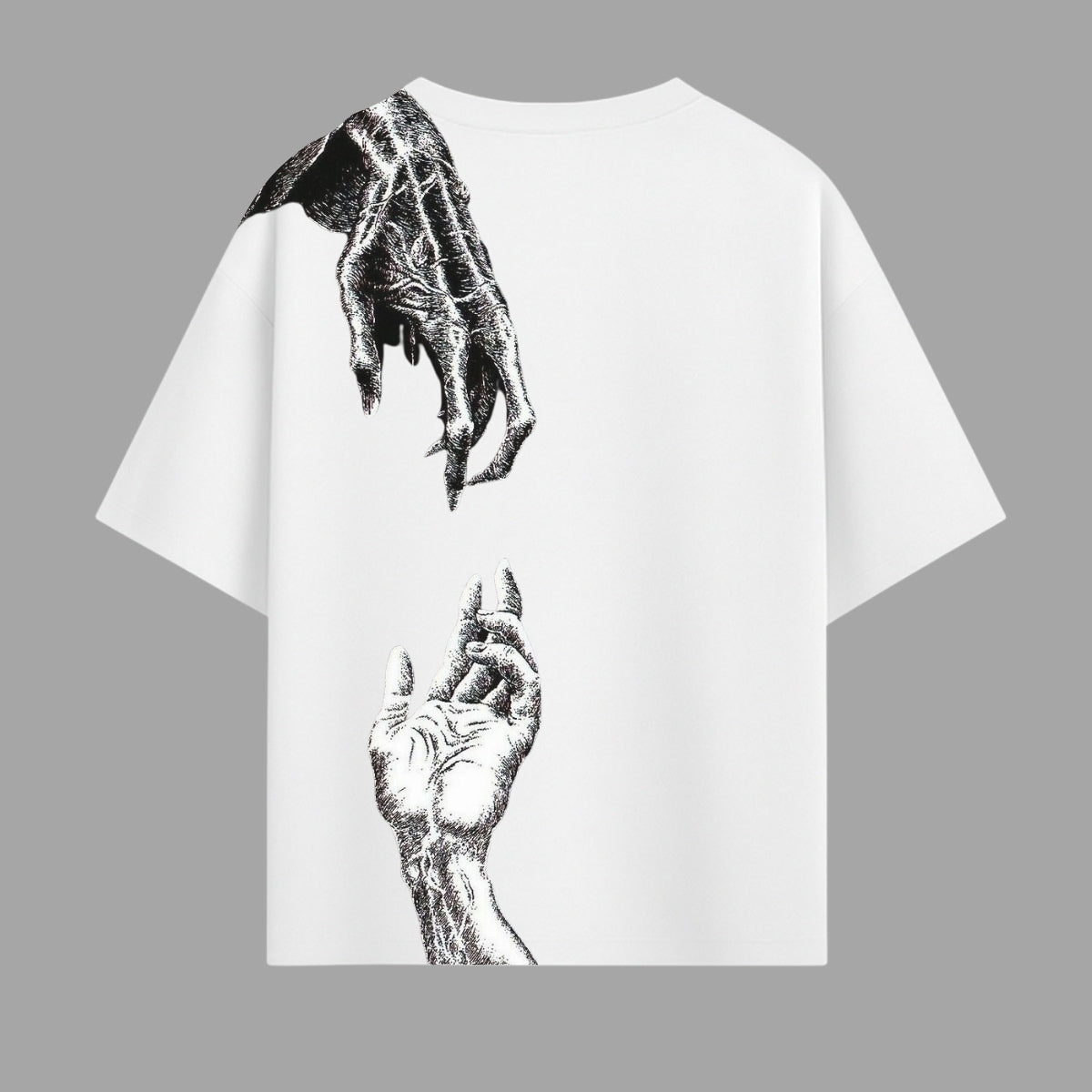 Ghosts Shadow - Unisex Oversized Graphic Tee