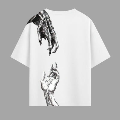 Ghosts Shadow - Unisex Oversized Graphic Tee