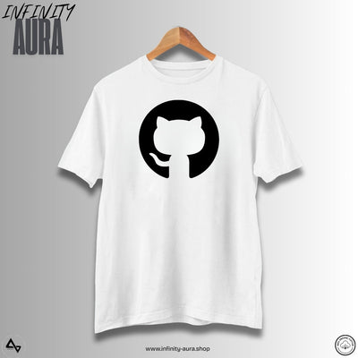 GitHub Logo–Unisex T-Shirt | Cotton Tee for Developers, Coders & Open Source Lovers