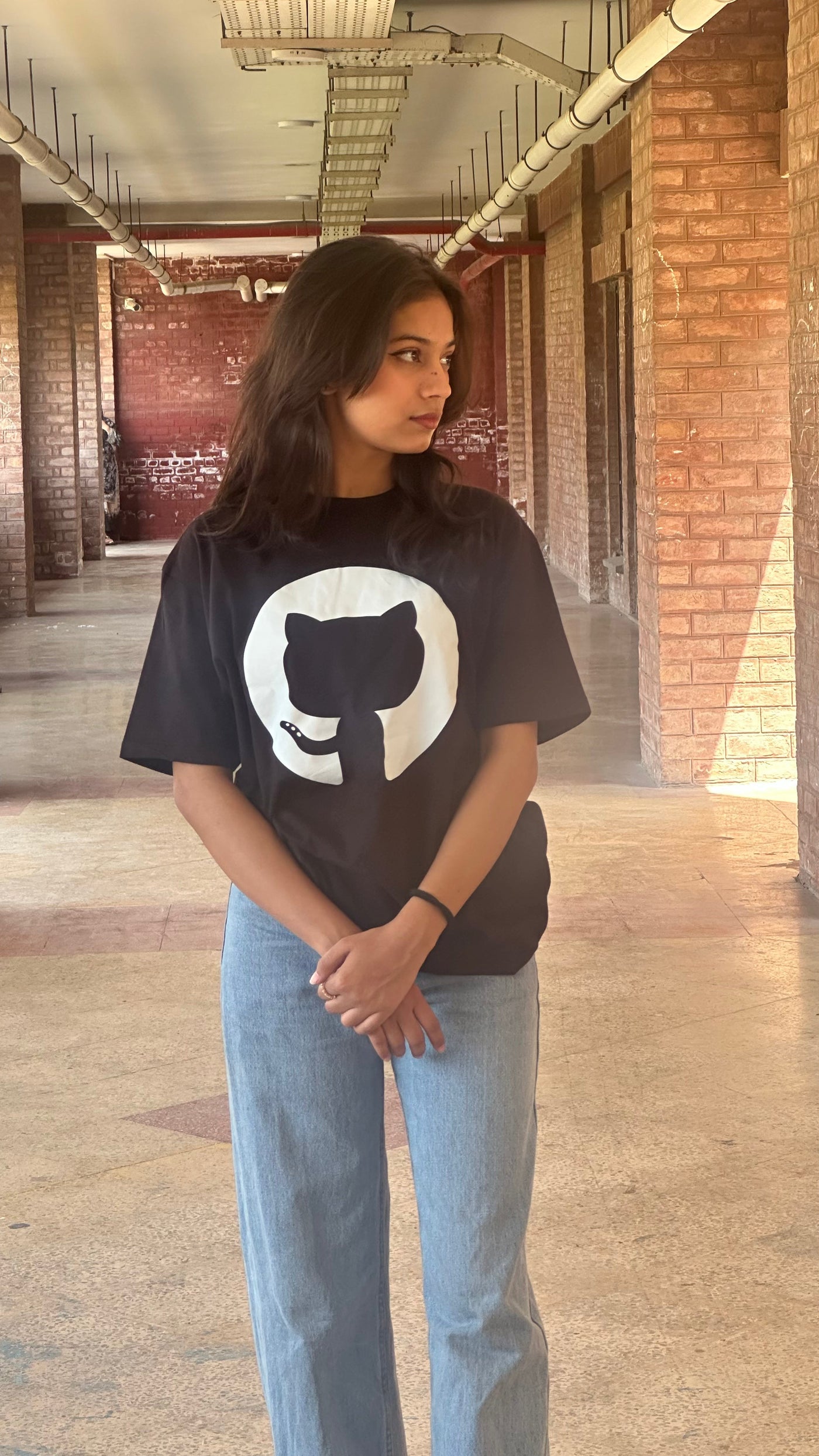 GitHub Logo–Unisex T-Shirt | Cotton Tee for Developers, Coders & Open Source Lovers